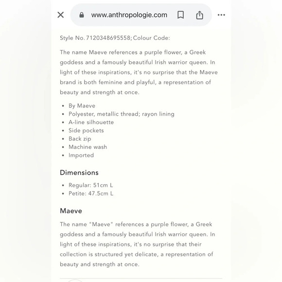 MAEVE by ANTHROPOLOGIE Rosia Printed Skirt in Red - Picture 11 of 11